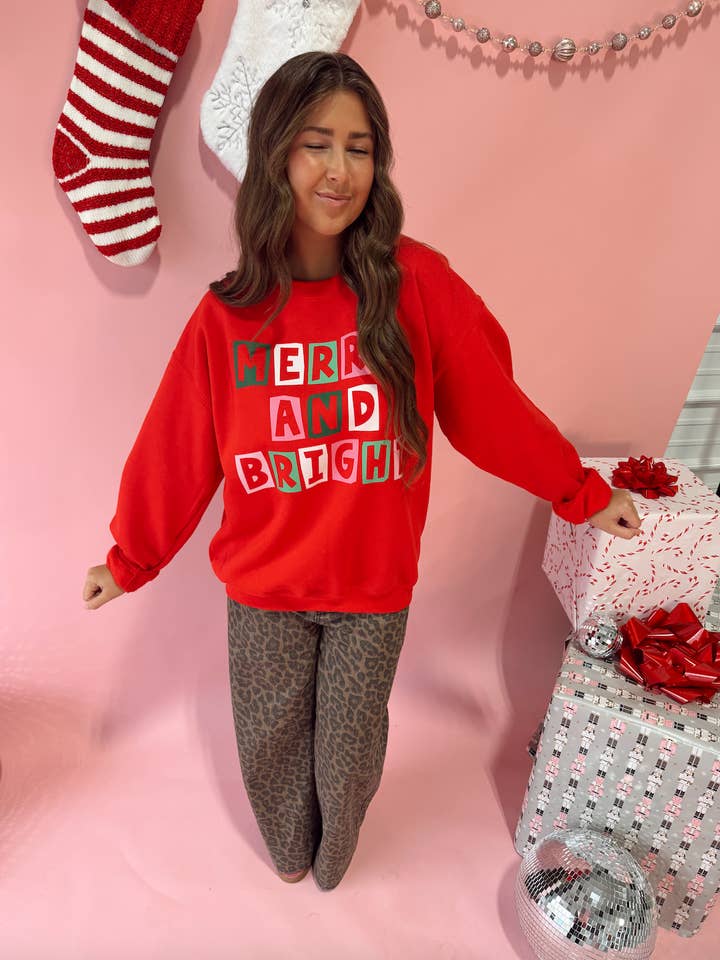 Merry & Bright Crewneck and other Purchase Wholesale merry and bright. Free Returns & Net 60 Terms on Faire trending on Faire.