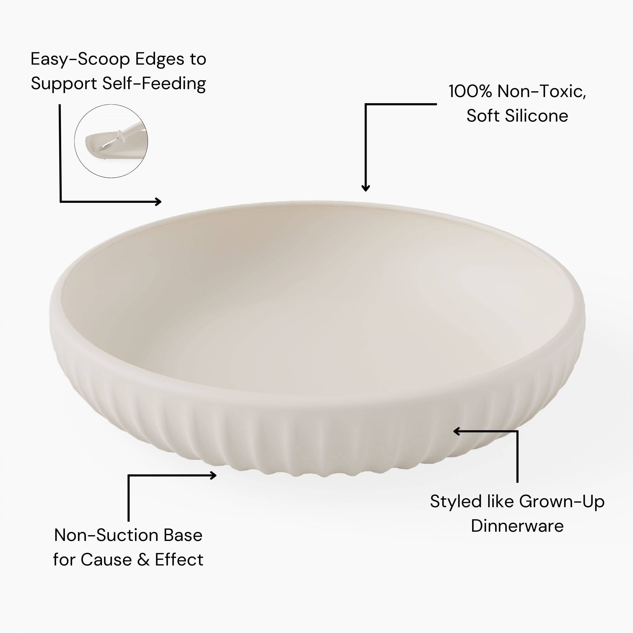 LittleKind - Wholesale Dinner Plate - Kids & Baby - Henley Silicone Plate1