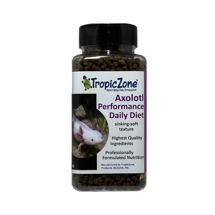 TropicZone - Vente Nourriture – hors chat et chien - Régime Quotidien de Performance Axolotl TropicZone
