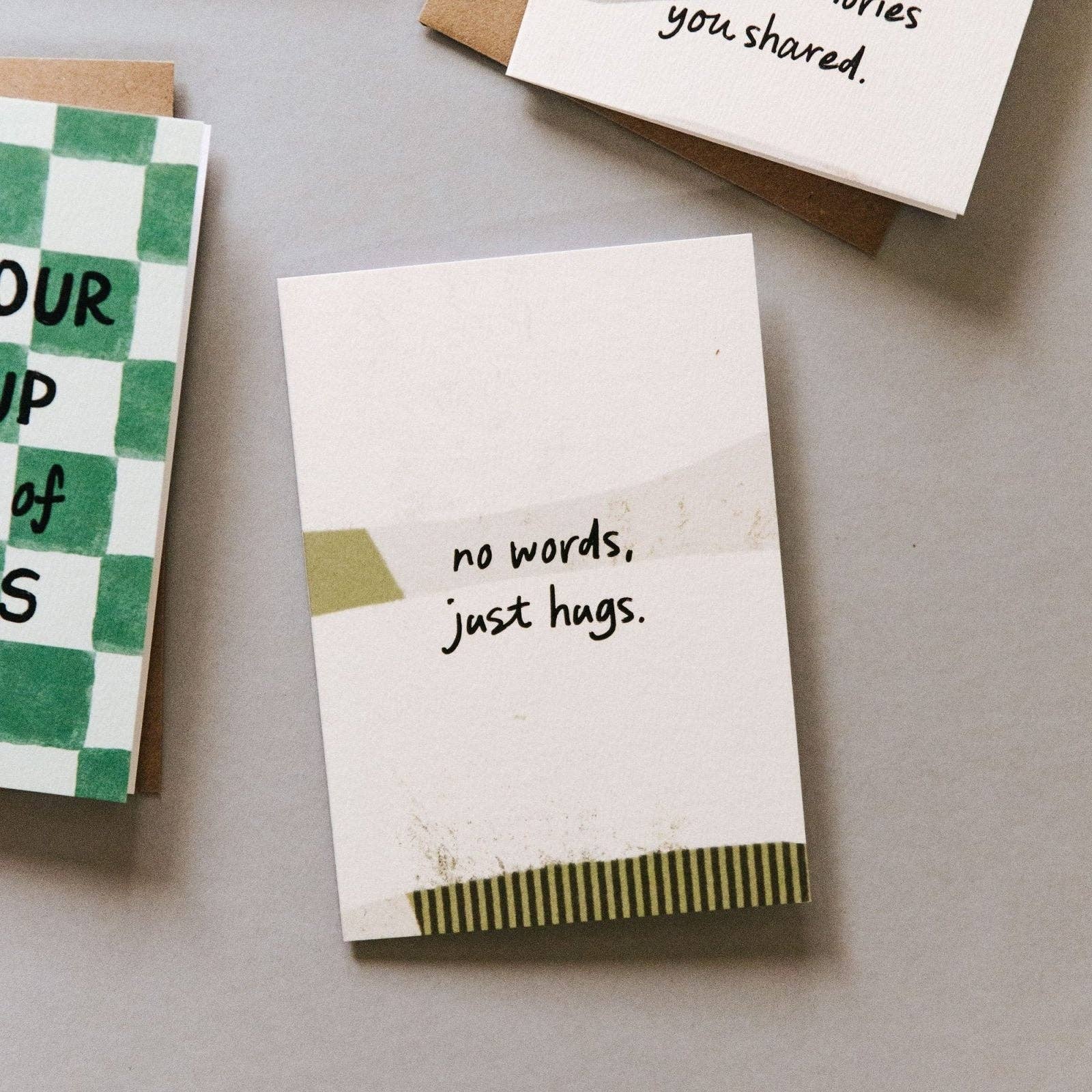 I am Nat Ltd - Wholesale Thinking of You Card - No Words, Just Hugs Thinking of You Card4