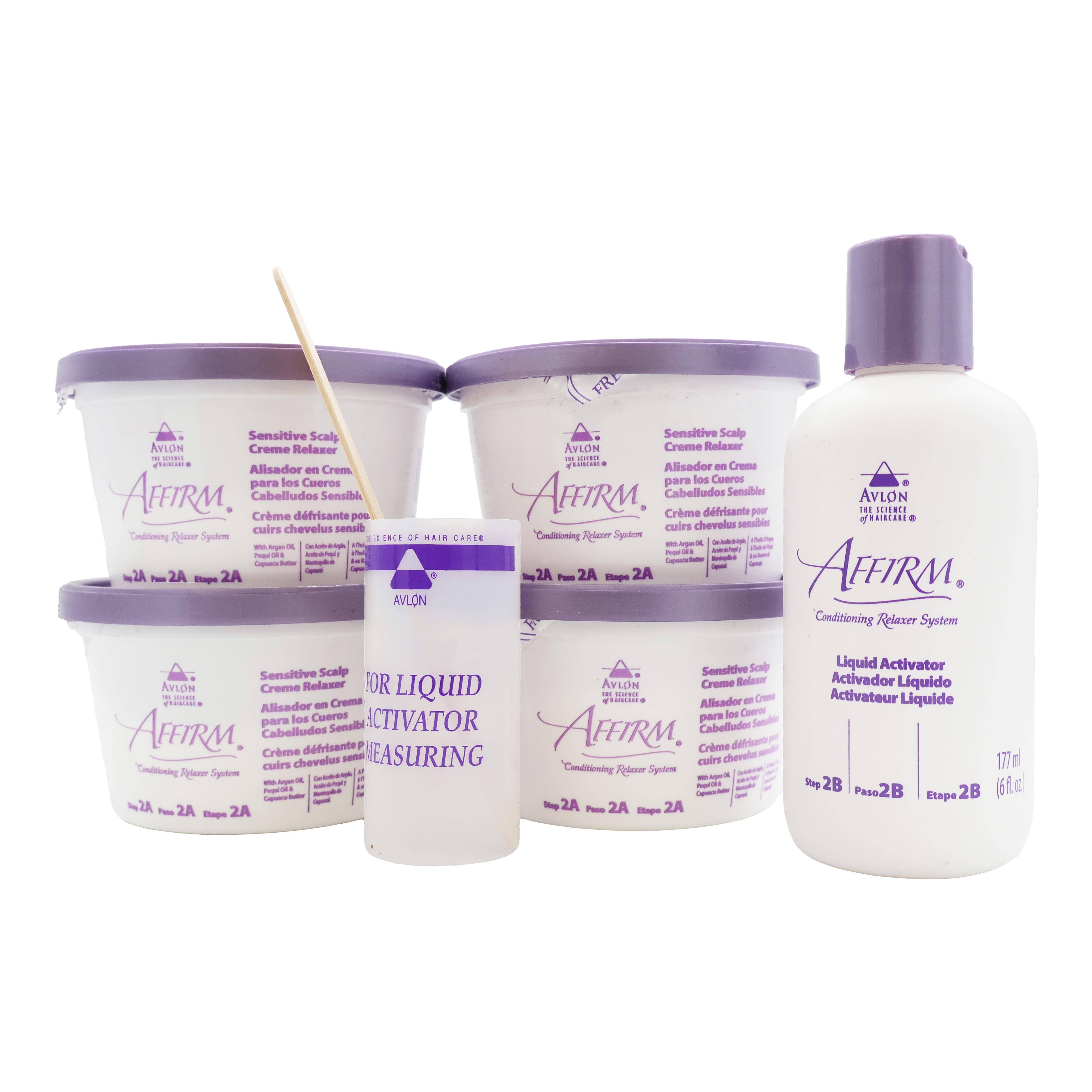 KT Supply - Wholesale Hair Oil - Affirm Moisture Plus Sensitive Scalp Relaxer KIT 4 Pack3