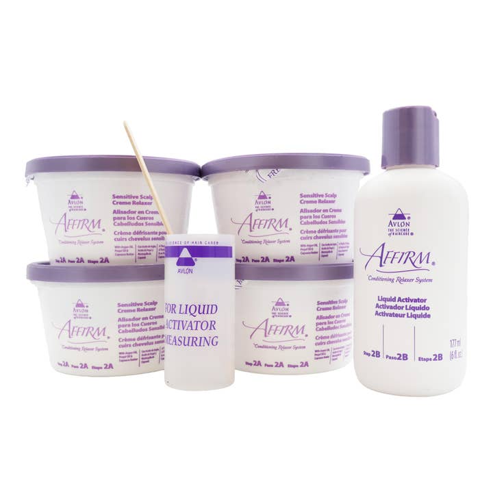 KT Supply - Wholesale Hair Oil - Affirm Moisture Plus Sensitive Scalp Relaxer KIT 4 Pack3