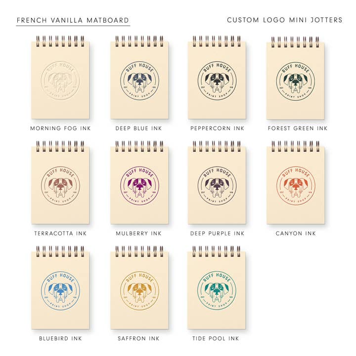 Ruff House Print Shop - Wholesale Notebook - Custom : Logo Mini Jotter Notebook2