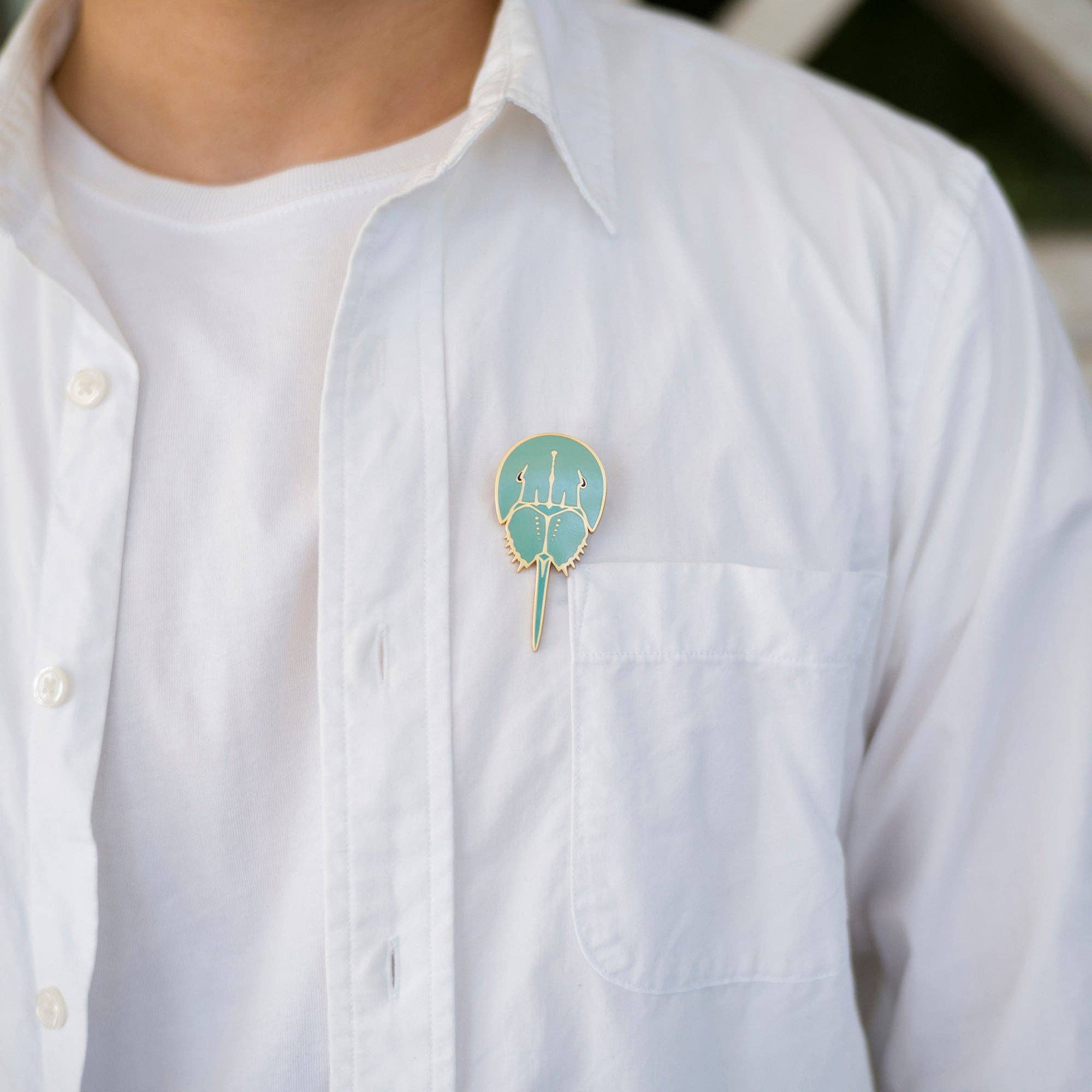 Vermilion Collection - Wholesale Lapel Pin/Button - daparo Enamel Pins "Chinese Horseshoe Crab"3