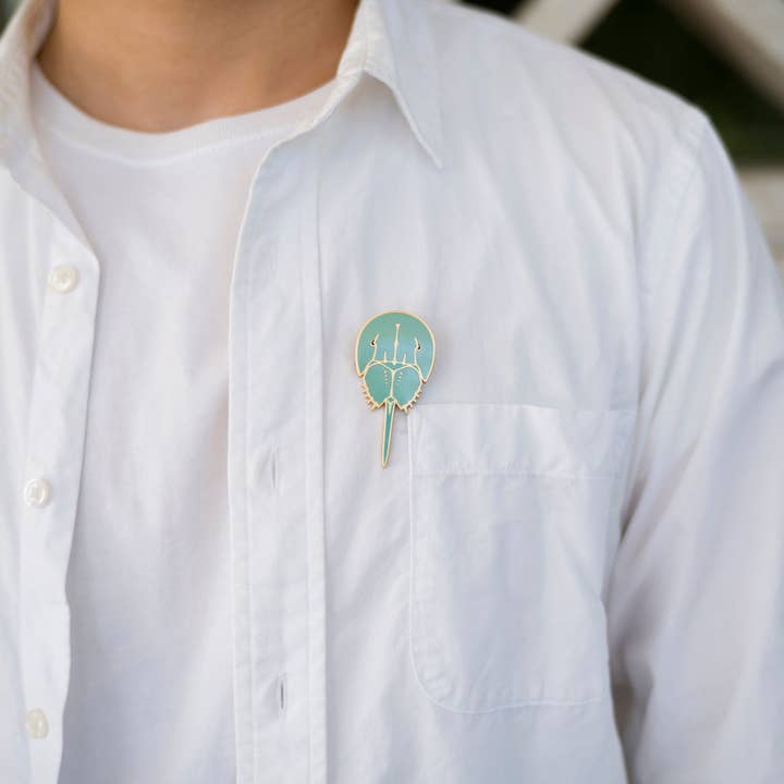 Vermilion Collection - Wholesale Lapel Pin/Button - daparo Enamel Pins "Chinese Horseshoe Crab"3