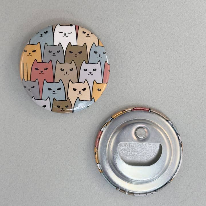 Katten Magneet Flesopener voor wholesale door Counter Couture