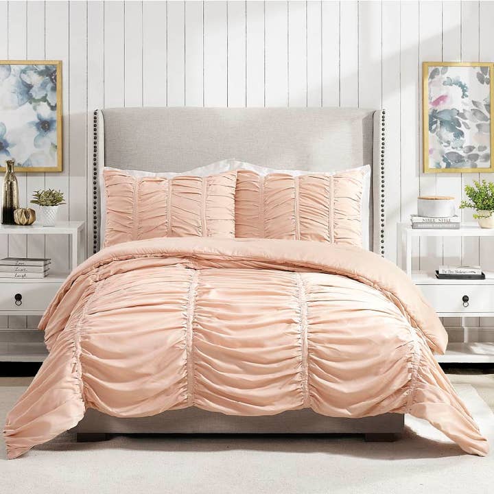 Emily Texture Comforter Set (2pc/3pc) - Modern Heirloom for wholesale by Peking Handicraft