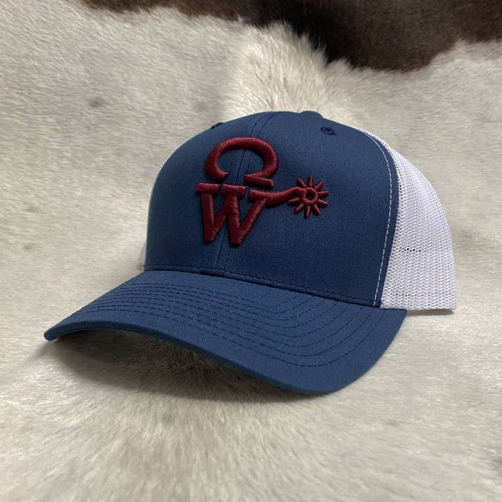 Marine and white Crowellz cap - ROAD ROAD series for wholesale by Crowellz