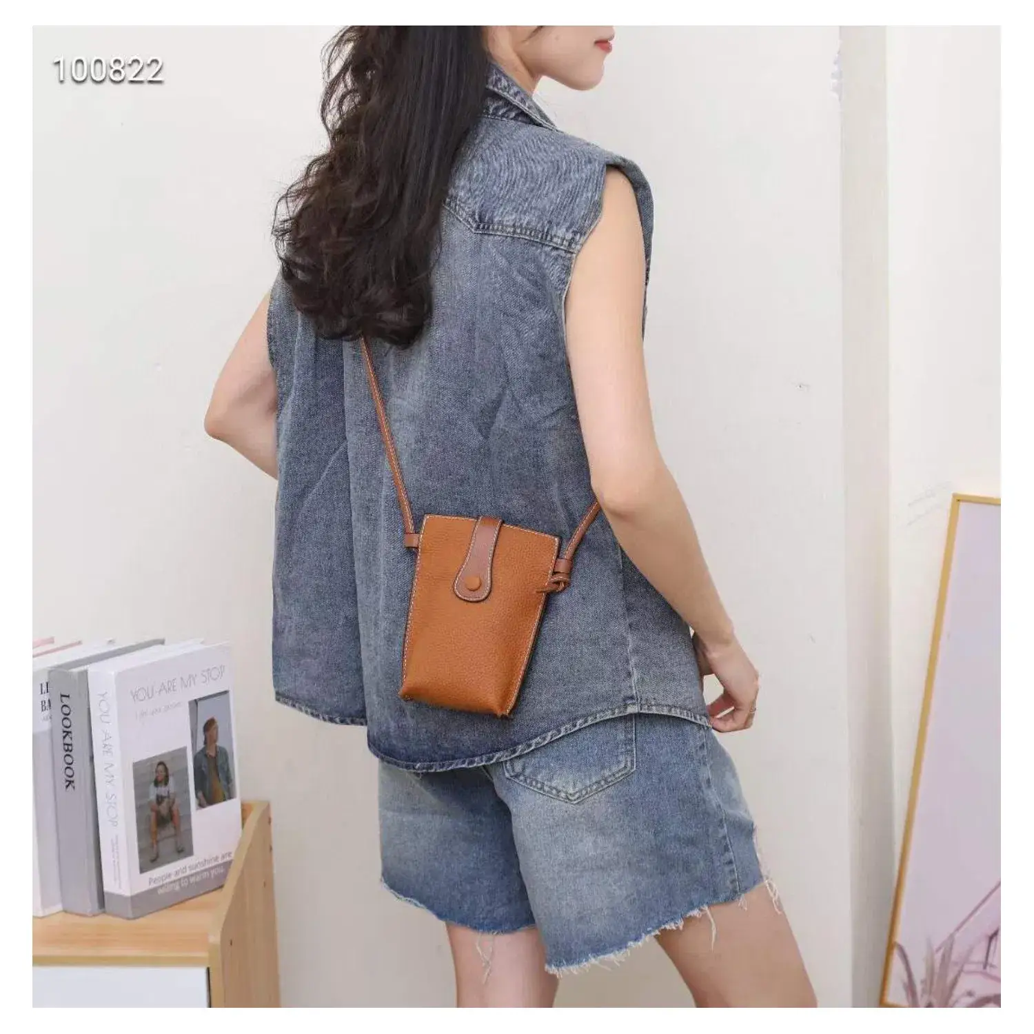 Superbia – wholesale Crossbody bag – Women's – Superbia Genuine Leather Two-Toned Mobile Bag Essential Bag1