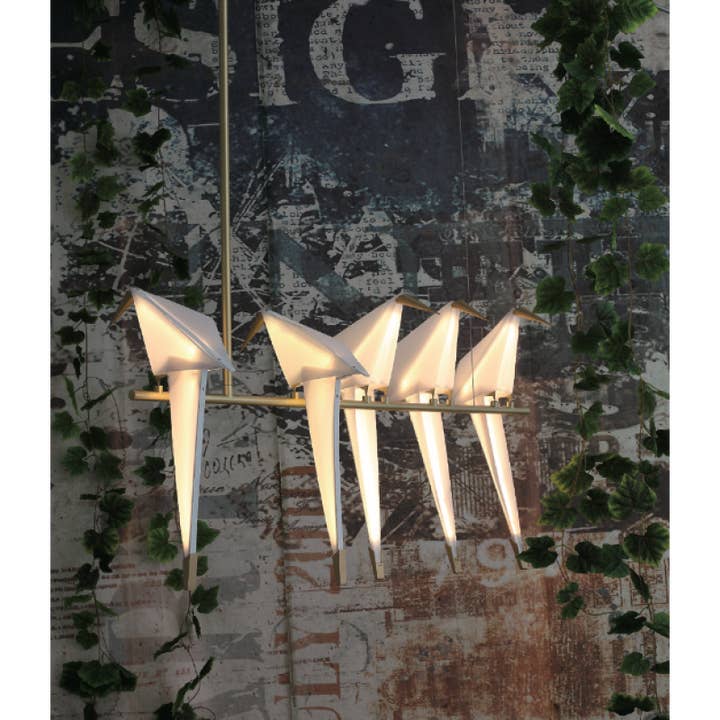 Alan Mizrahi Lighting Design - Wholesale Chandelier/Hanging Light - QZ8113 PERCH BIRD CHANDELIER8