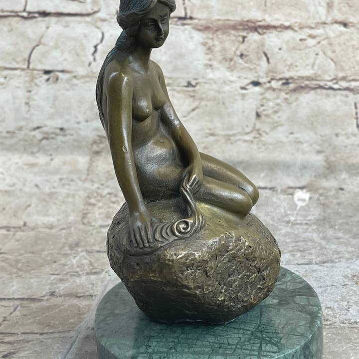 Bronzhaus - Wholesale Sculpture - The Little Mermaid by Edvard Eriksen Bronze Replica Sculpture Copenhagen2