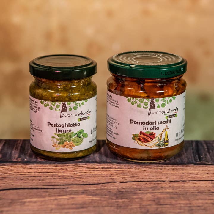 Pesto mix box ORGANIC 870g — Bulk pack of 6 for wholesale by buononaturale