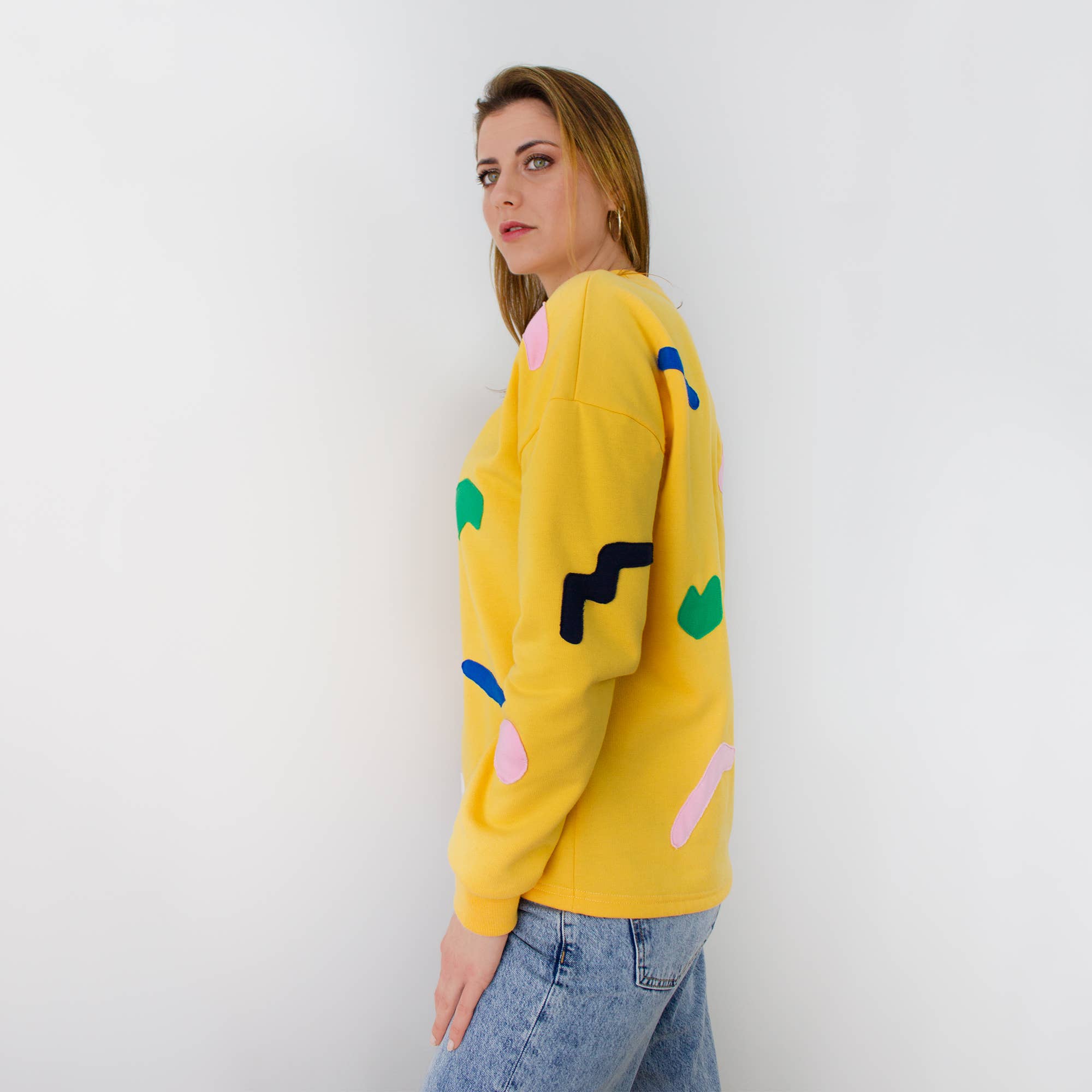Ochre Trickle Sweatshirt for wholesale on Faire7
