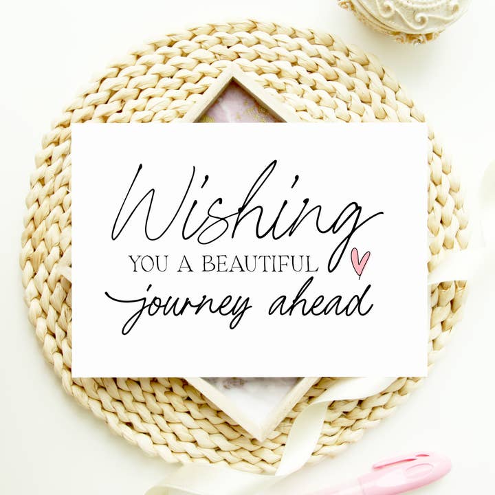 Wedding Congratulations Card Beautiful Journey of Love for wholesale by Coco Press