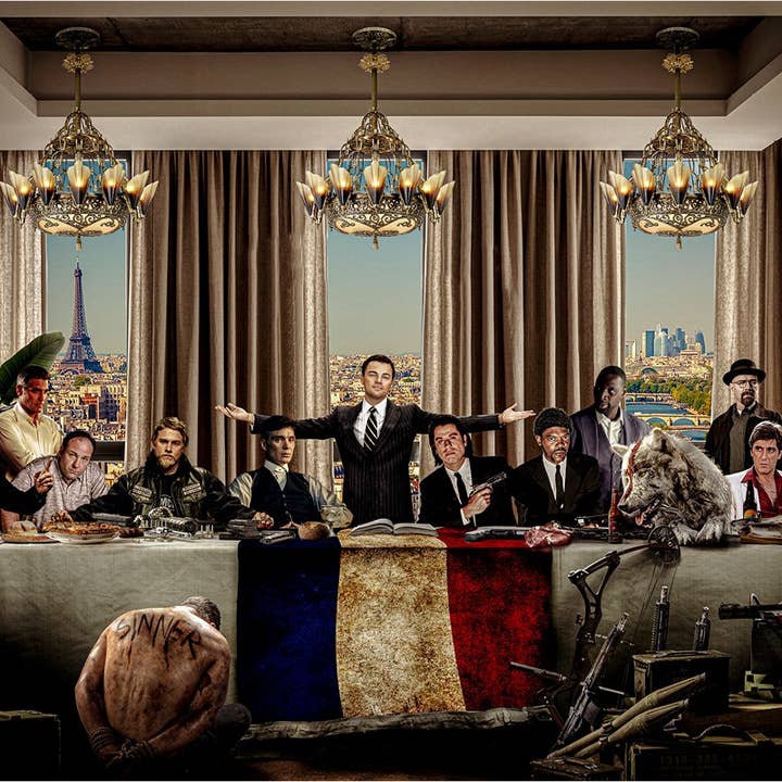 Gangsters last supper in Paris for wholesale by Tigon Art