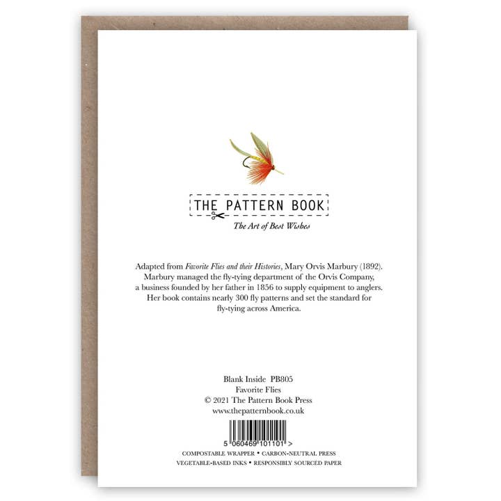 The Pattern Book - Wholesale Everyday Greeting Card - Favorite Flies1