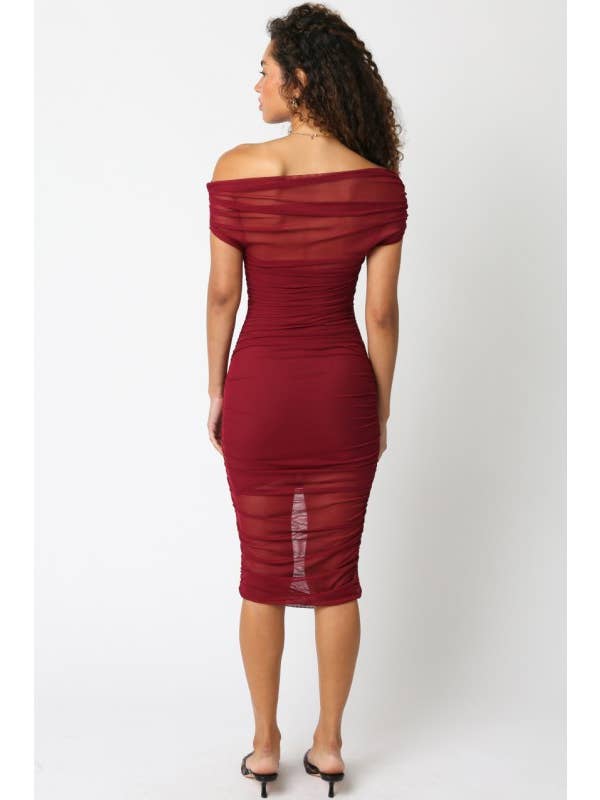 Olivaceous - Vendita all'ingrosso Vestito - Donna - Abito a Rete Miya7