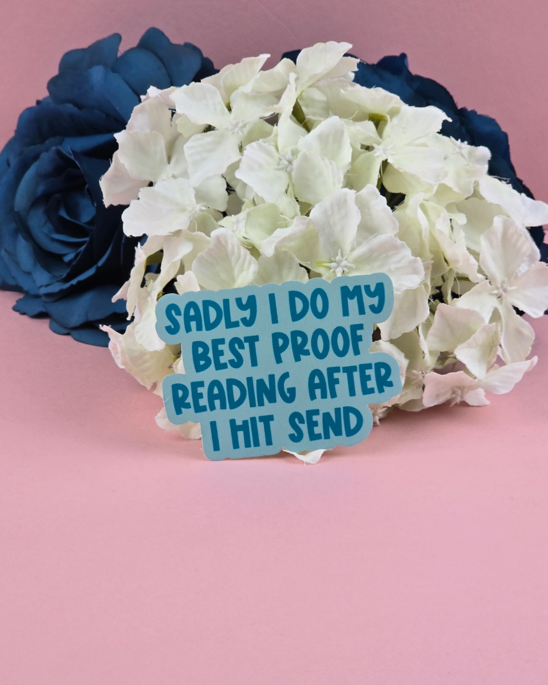 The Grumpy Tortoise - Wholesale Sticker - Waterproof Sticker - Sadly I do my best proof reading after I hit send - Sarcastic Sticker - Funny Sticker - Sassy1