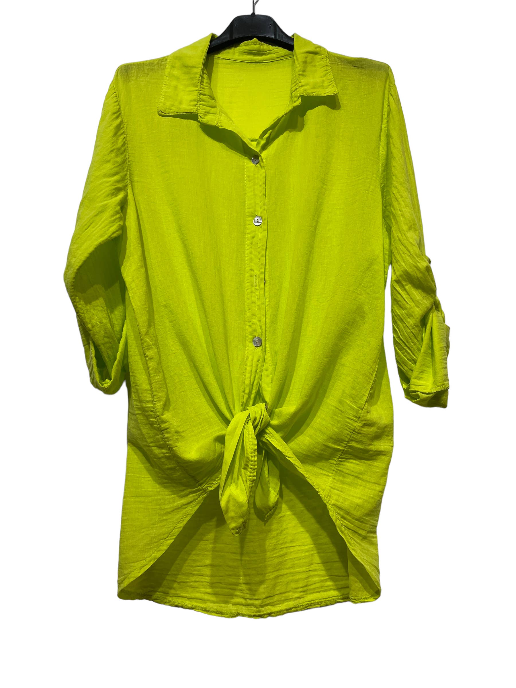 LINEN & COTTON HOUSE – wholesale Tröja med knappar – Dam – BUNDEN BOMULLSSKJORTA 42602 2