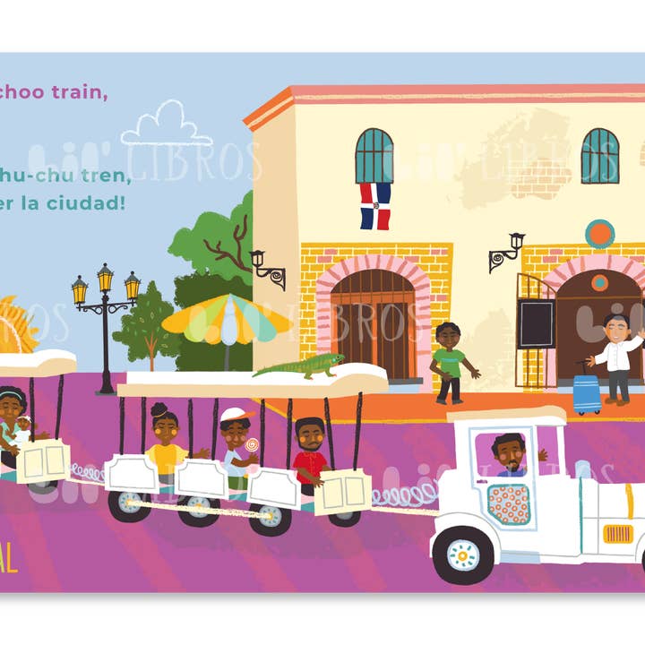 Lil' Libros ~ Bilingual Children's Books & Games - Wholesale Preschool Book (3-5) - VÁMONOS: Santo Domingo (Bilingual: English and Spanish)2