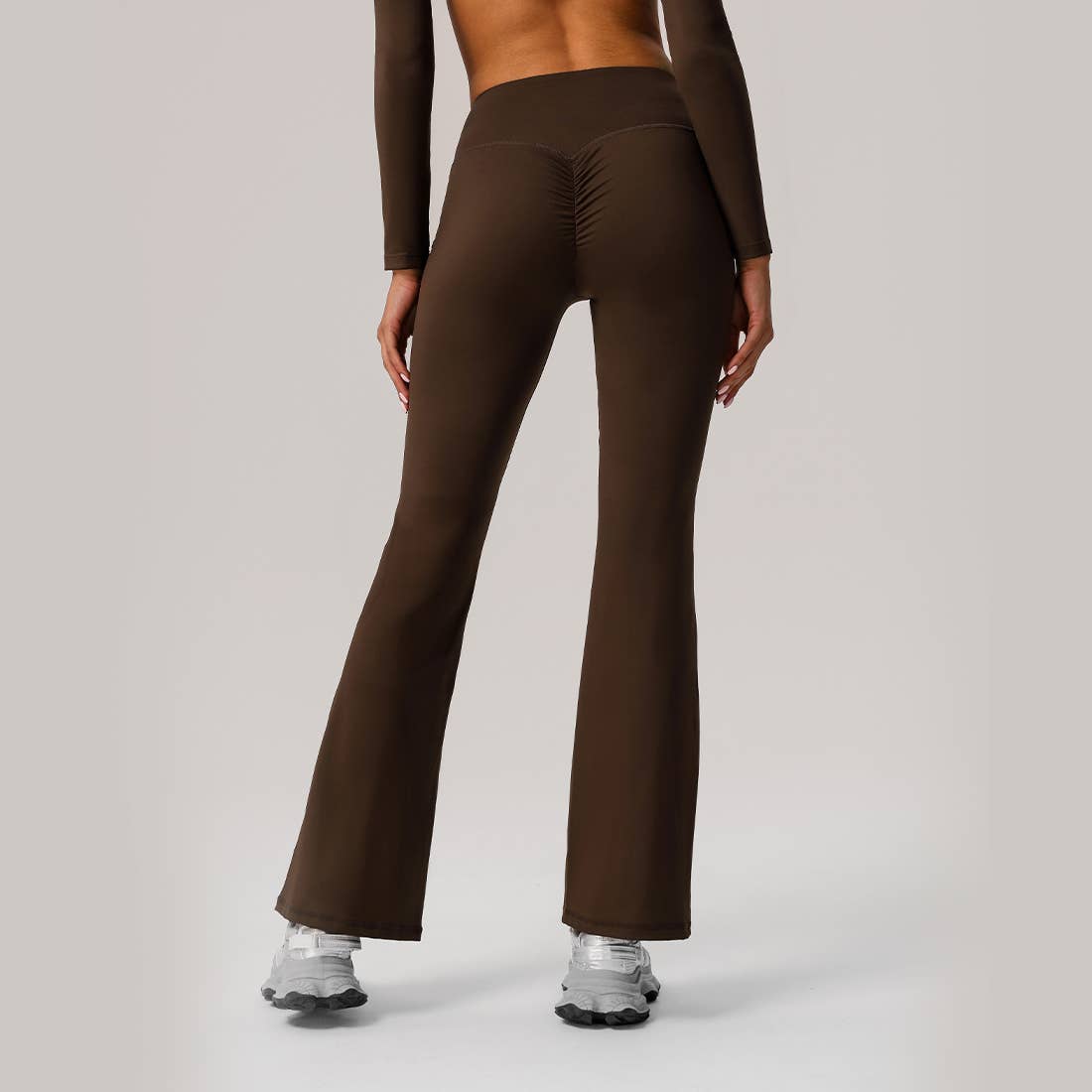 Sodalemon - Wholesale Athletic Pants - Women's - Women Lift Buttocks Dance Yoga Outdoor Sport Flare Pants7