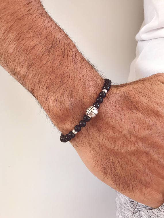 Christina Christi - Wholesale Beaded Bracelet - Mens Basketball Bracelet1