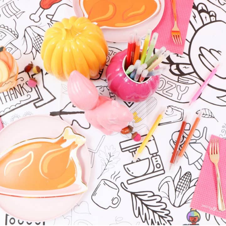Creative Crayons Workshop - Wholesale Coloring Tablecloth - Kids & Baby - Thanksgiving Coloring Tablecloth5