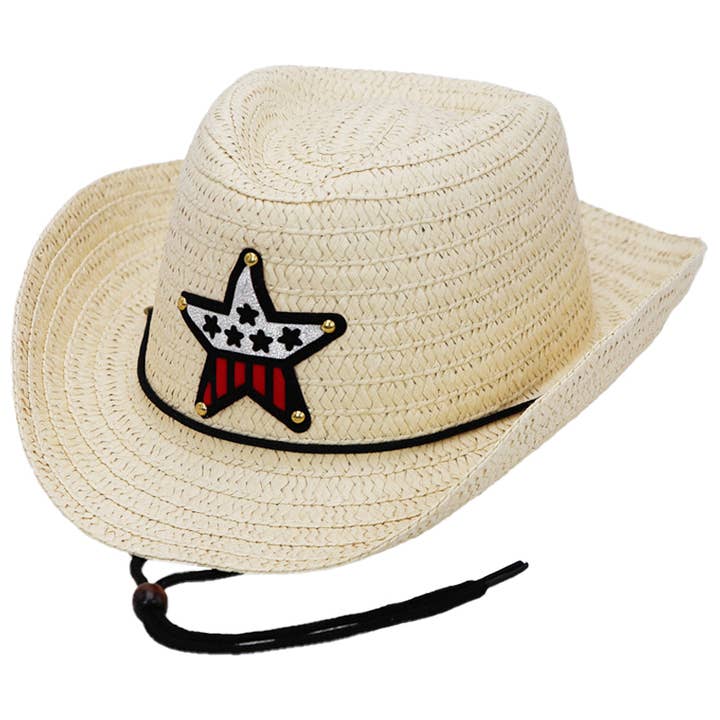 Cap Zone - Wholesale Cowboy hat – kids - Kids Western Star Paper Straw Cowboy Hat13