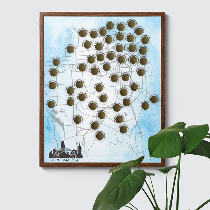 San Francisco Parks Poster for wholesale by City Parks Passports