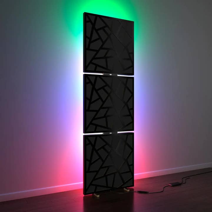 ATB-Sound sp. z o. o. - Wholesale Floor Lamp - 3-Pack Skyross LED Acoustic Panels with RGB Floor Lamp1