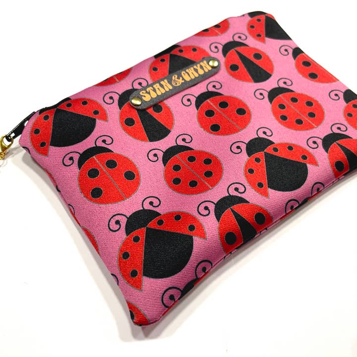 Ladybird Bug Purse, Cosmetics Bag, Makeup bag, Pencil Case for wholesale by Stan and Gwyn