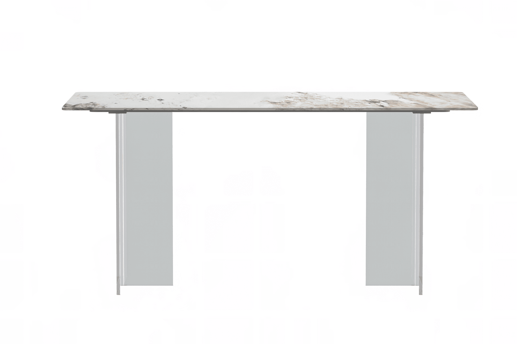 LeisureMod - Wholesale Side Table - Kova Rectangular Dining Table with Stone or Glass Top13