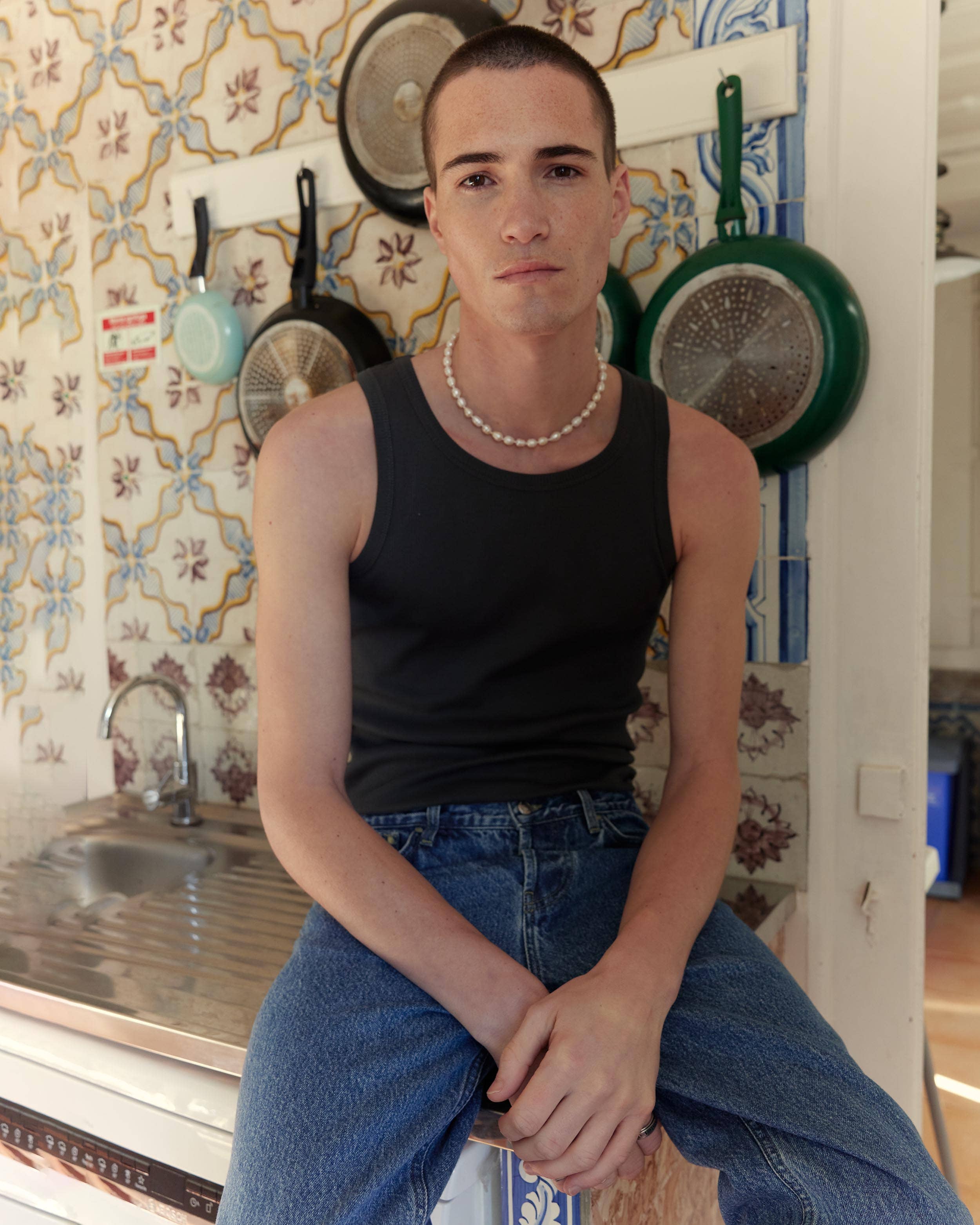 NOYOCO – caveada - Homem por atacado – Camisola Leo Antracite4