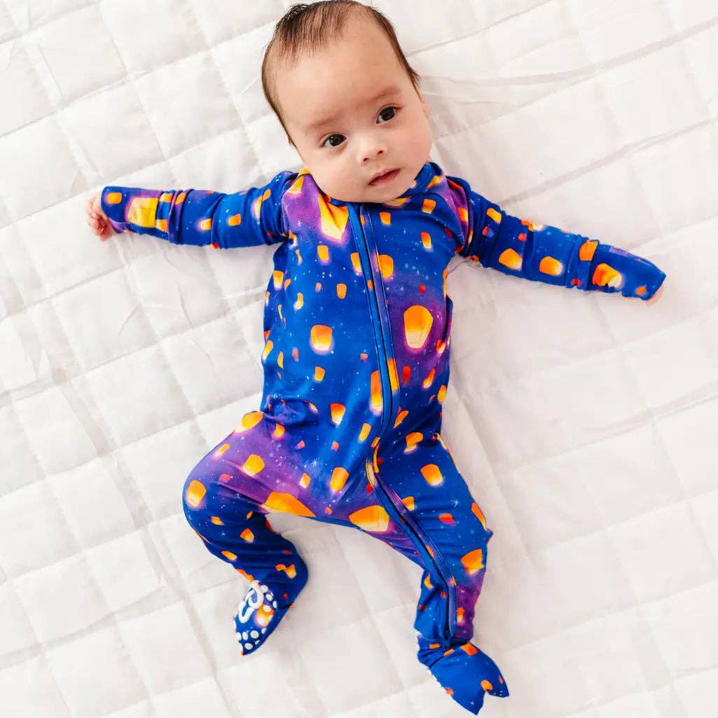 Dreambly Me - Wholesale Sleepsuit - Baby - Sky Lanterns Convertible Baby Pajama6