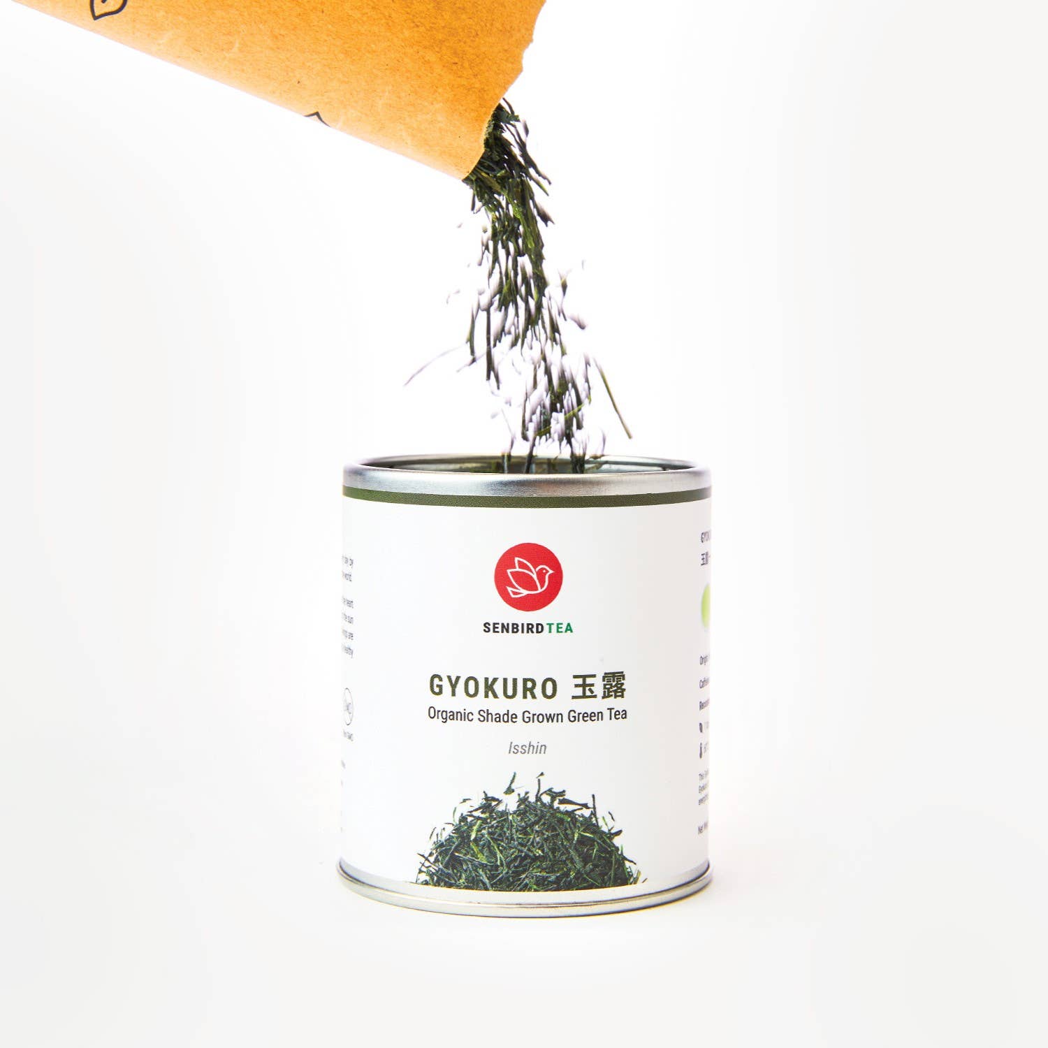 Senbird Tea - Vente Thé en vrac - Gyokuro Isshin - Thé Vert Japonais Cultivé à l'Ombre | 50g6