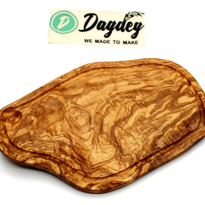 DAGDEG - Wholesale Cutting Board - DAGDEG cutting board made of olive wood with juice groove5