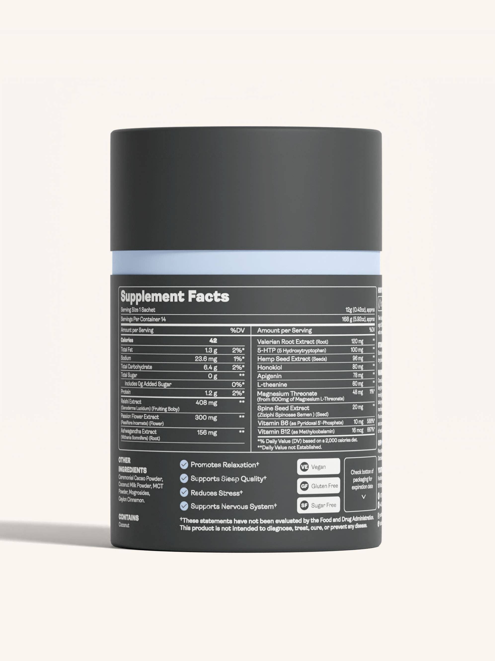 Youth & Earth – Bebida saudável em pó por atacado – PM: Pó de Sono - Cacau Cerimonial1