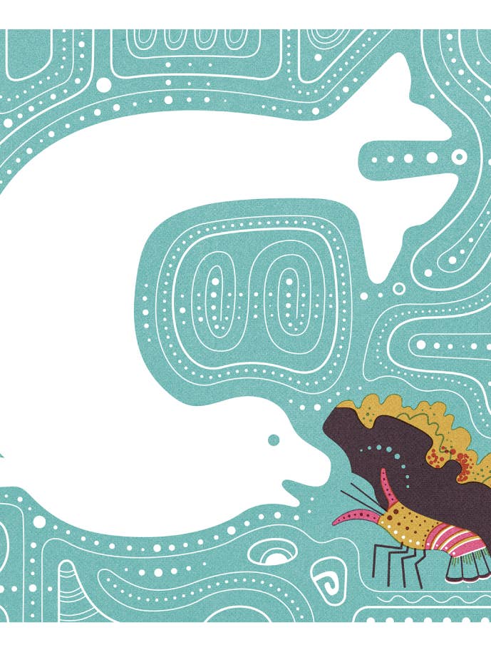 Munk Seal Flips Rock Card för wholesale av Artisans & agency