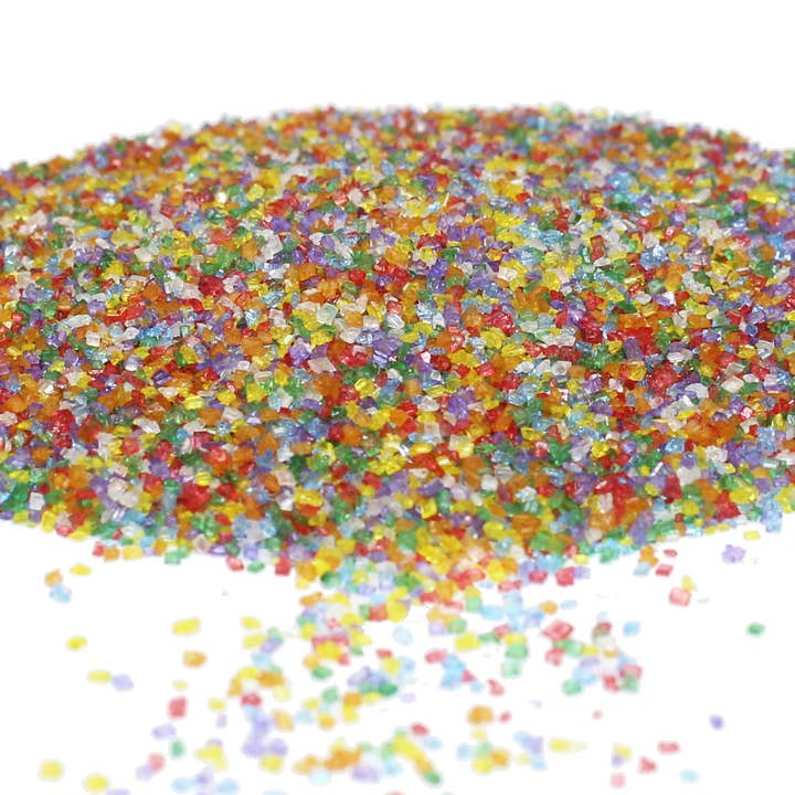 Pepper Creek Farms - Wholesale Sugar/Sweetener - Naturally Colored Rainbow Sugar 4.0 Oz.1