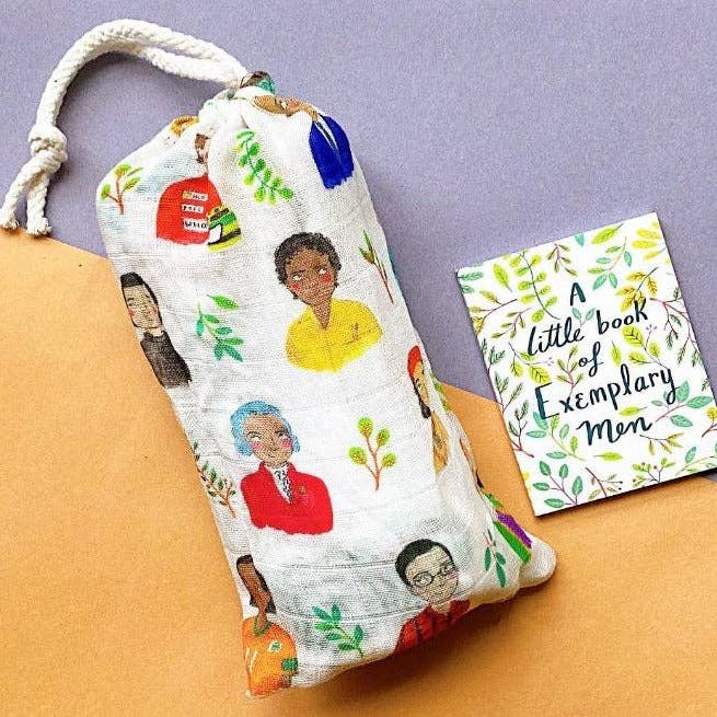 Book of Deer (UK) Exemplary Men Swaddle Baby Blanket and Book for wholesale by Talis Collection