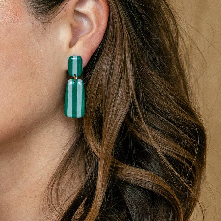 Van Schaaijk Studio - Wholesale Dangle Earrings - Earrings Julia - Blueberry / Guave2