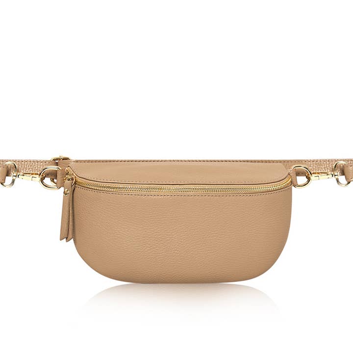 MONTTE DI JINNE – Engroshandel Crossbodytaske - Dame – Italiensk ægte læder crossbody bæltetaske-mellemstor13