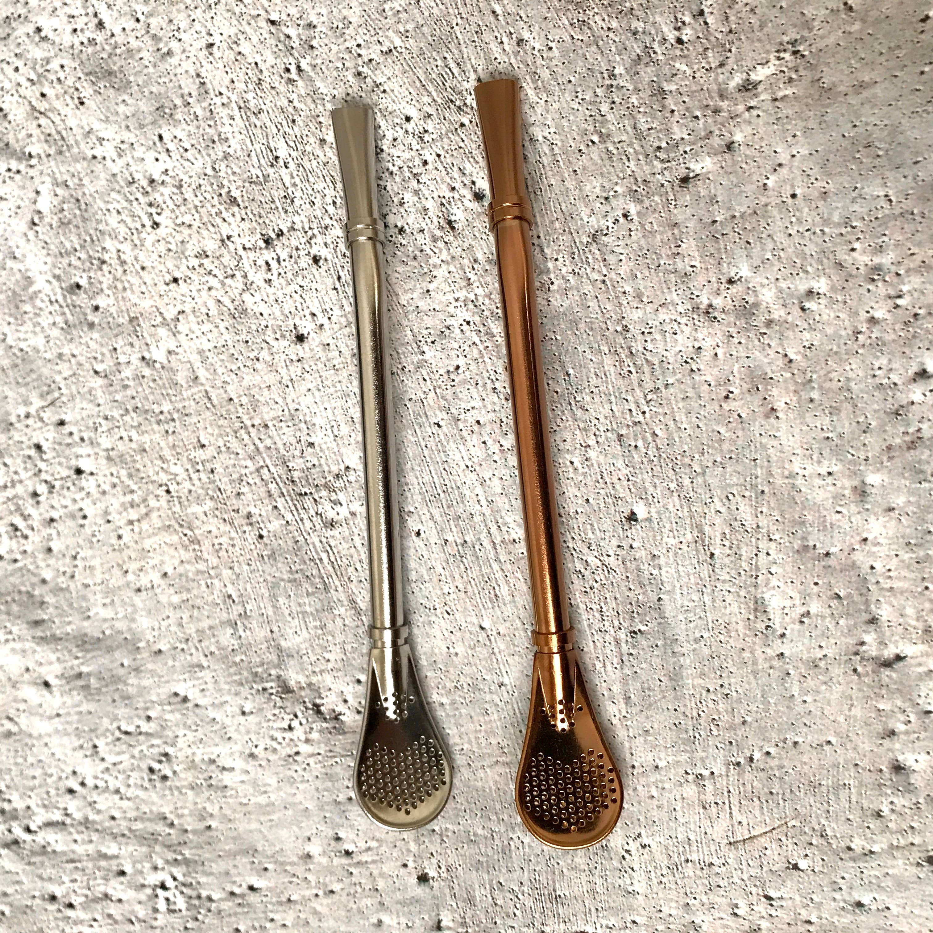 Matear - Vente Paille - Petite Bombilla Mate en acier inoxydable1