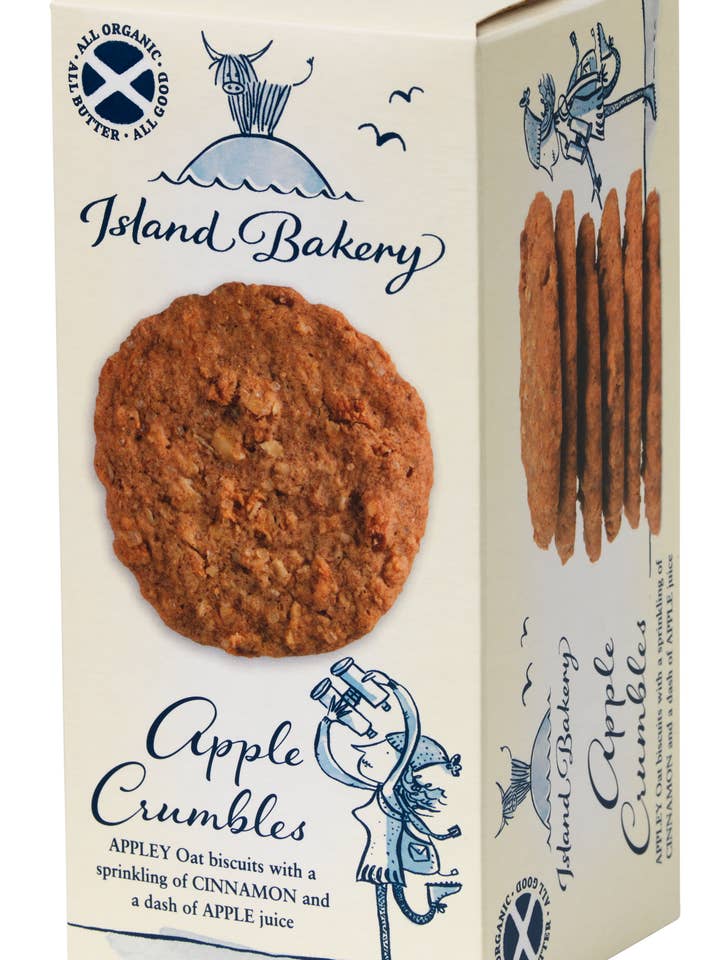 Apple Crumbles for wholesale by Island Bakery Organics