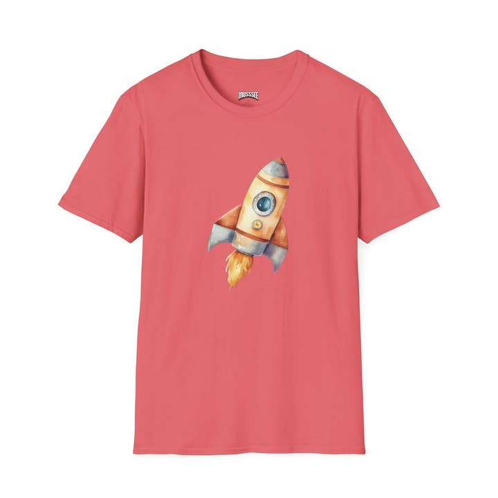 Maglietta Unisex Stile Morbido Lancio del Razzo per la vendita all'ingrosso da parte di MUSSSEE
