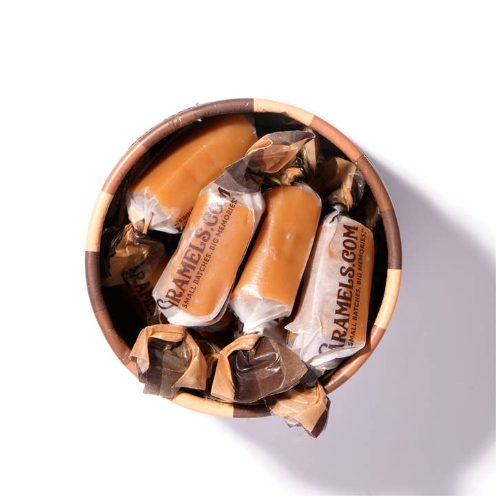 Licorice.com | Caramels.com | Taffy.com - Wholesale Caramel - Grandpa's Bourbon Caramels Soft Chew - (6oz Tube)