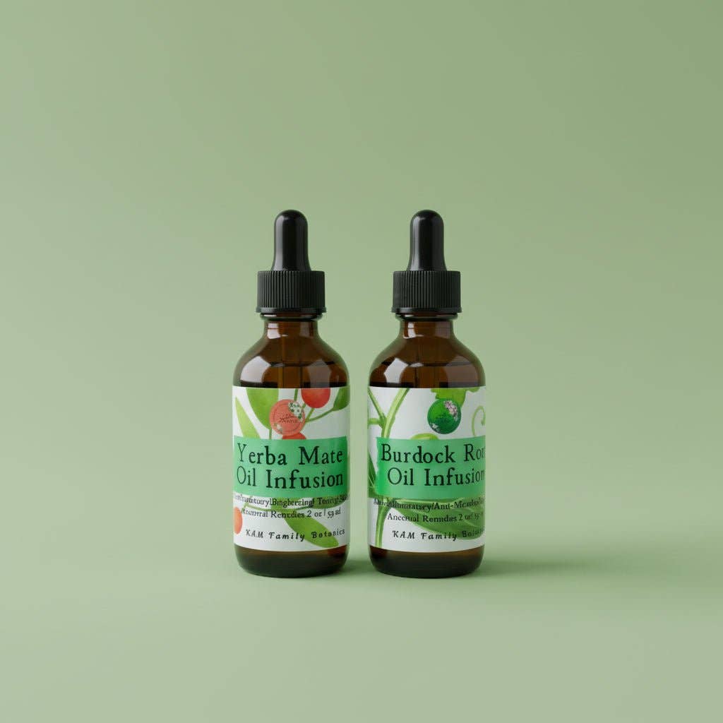 KAM Family Botanics - Wholesale Bath/Body Oil - Yerba Mate Skincare Oil Infusion2