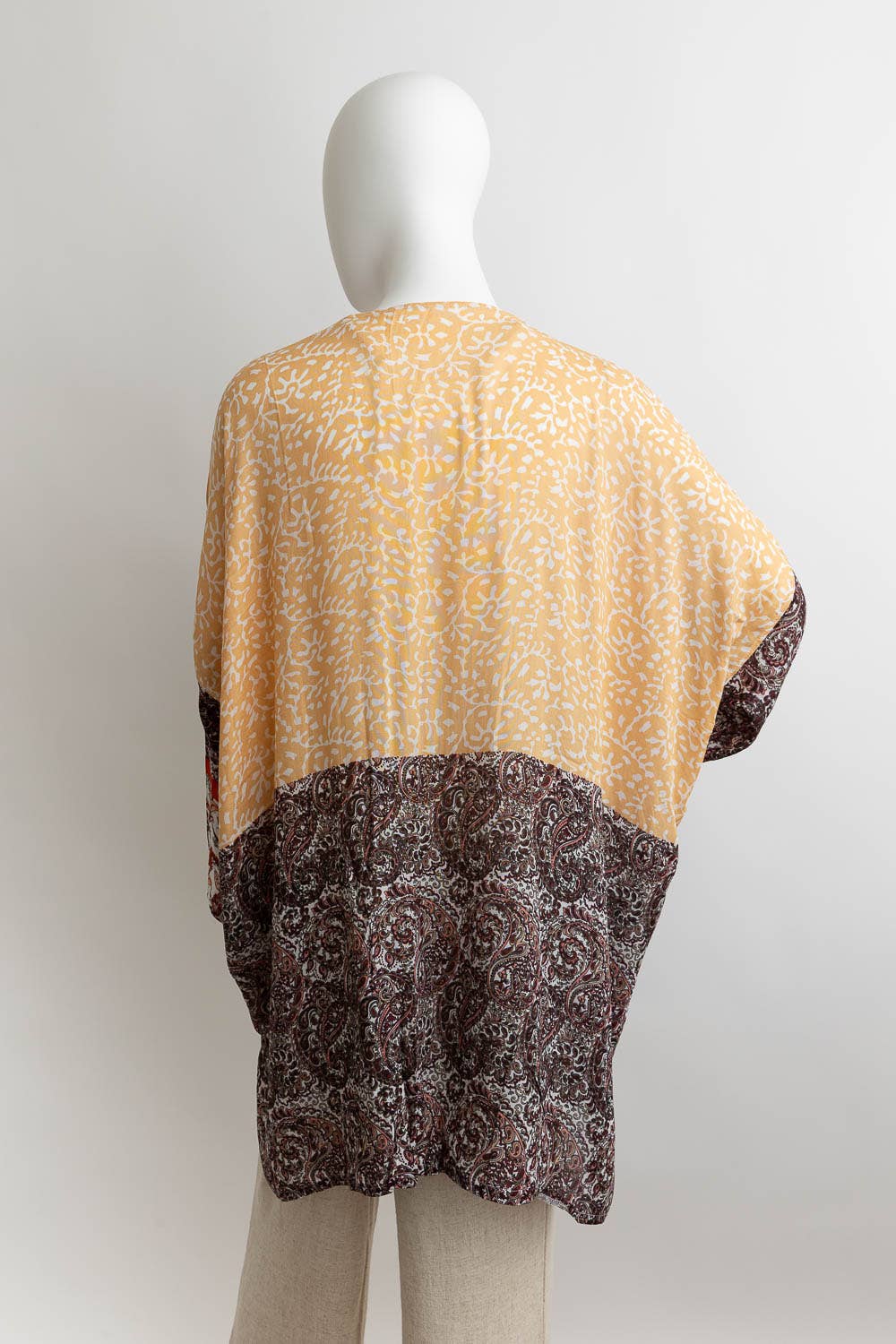 Leto Accessories - Vente Kimono – femme - Kimono d'été léger à motifs multiples5