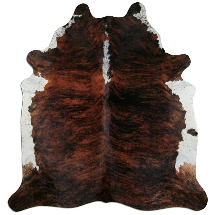 Koeienhuid tapijt - L240 x B210 cm - donkerbruin wit zwart voor wholesale door Livarto UG (haftungsbeschränkt)