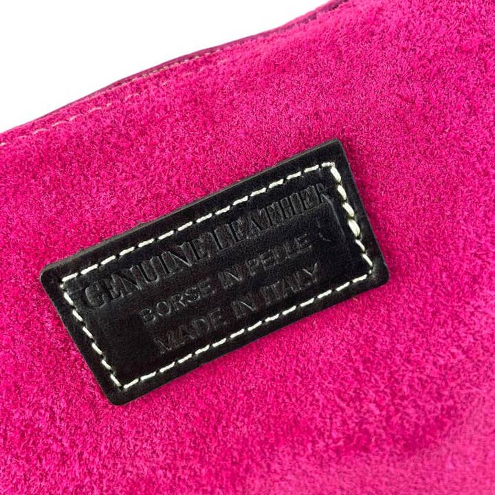 Chenson & Gorett - Wholesale Shoulder Bag - Women's - Italian Suede Leather Crossbody Bag with Zipper11